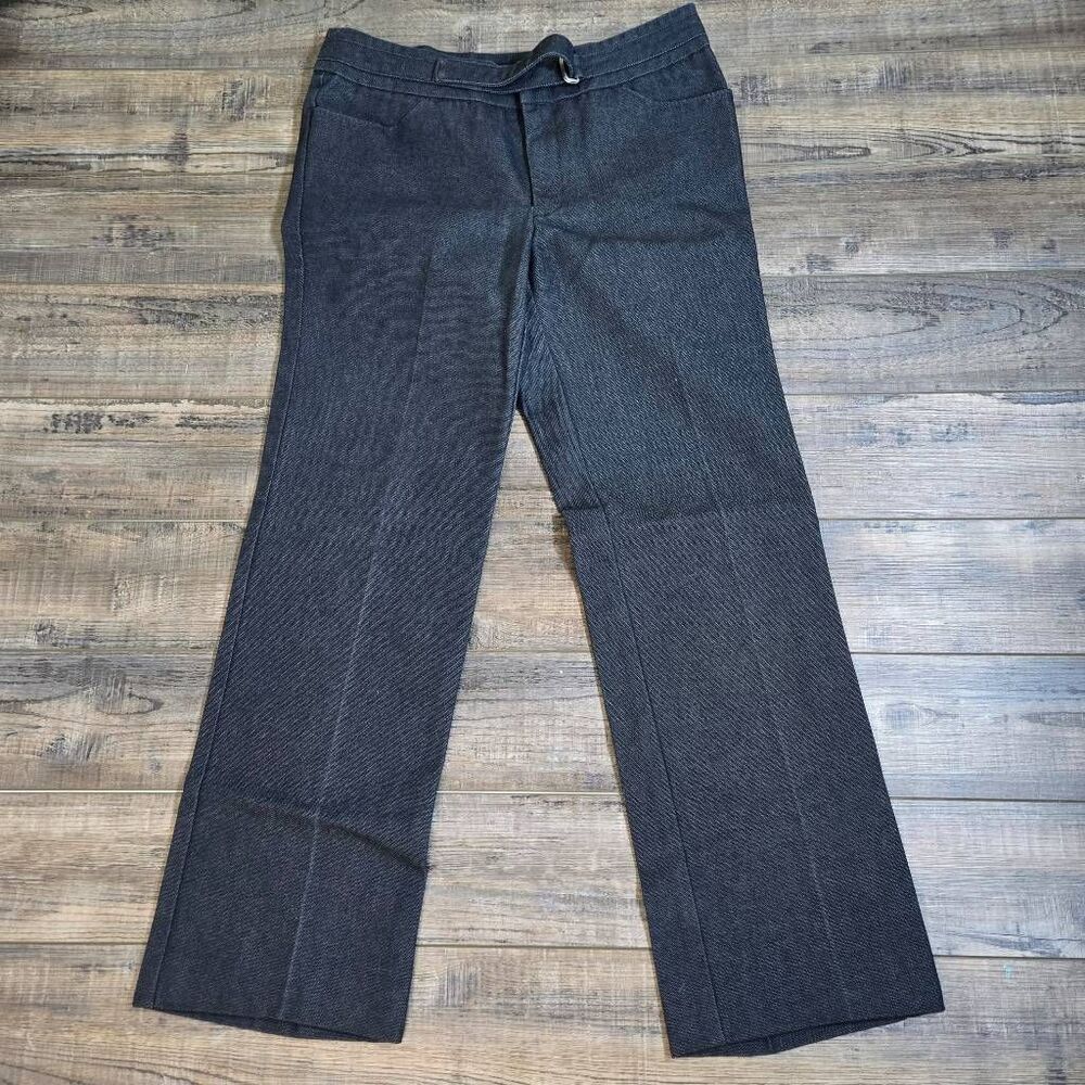 GAP jeans size women's 10 dark heavy denim built in belt straight leg vintage